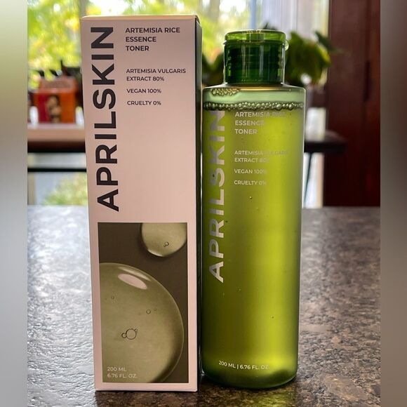 Aprilskin Artemisia Rice Essence Toner calms, hydrates, firms & brightens new - Picture 5 of 5